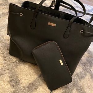 Kate spade tote and wallet